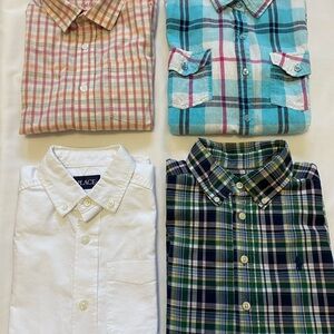 Set of Four Boys Button Down Shirts